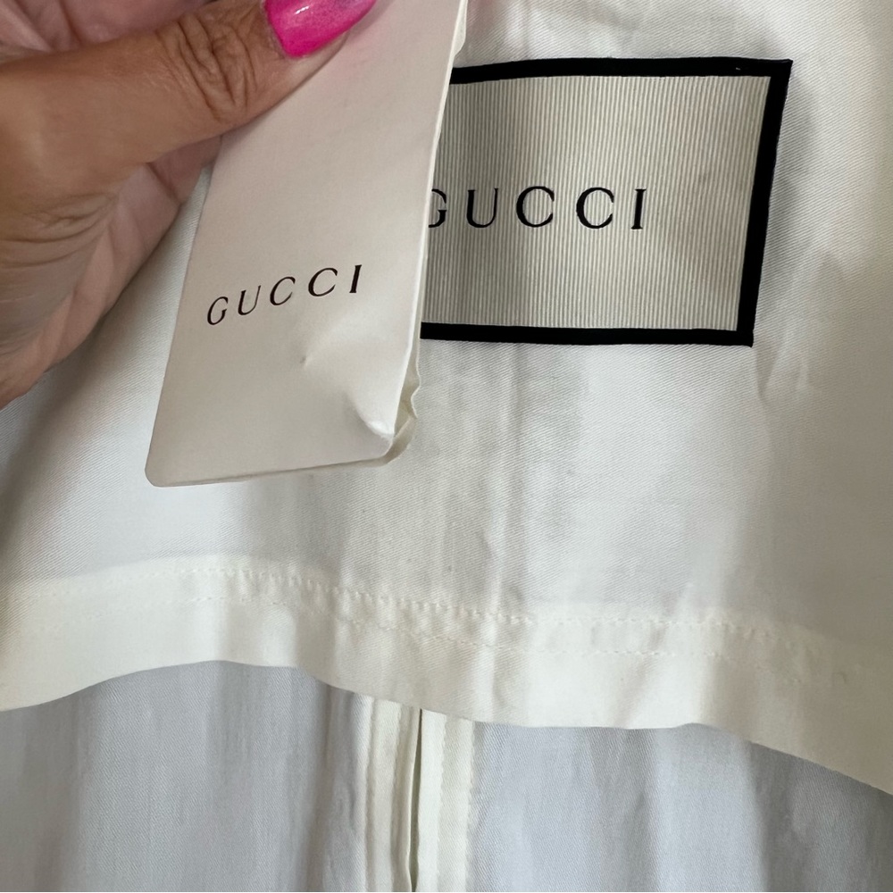 Gucci GG Button Wool Coat - Picture 14 of 15